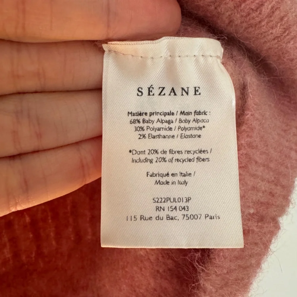 Sezane Otis Jumper Blush Size XXS - Picture 5 of 5